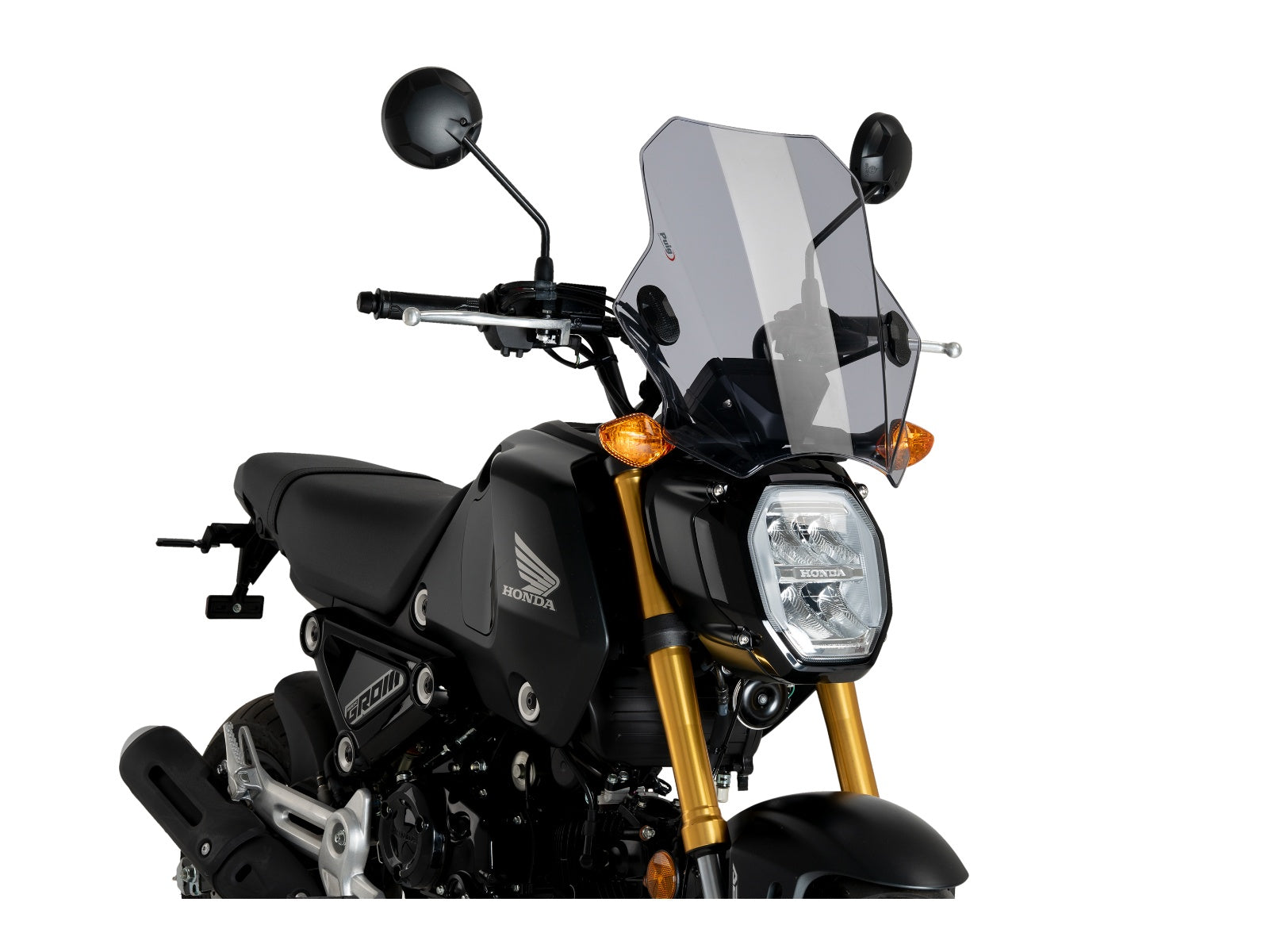 Puig Bat Screen In Clear for Honda MSX125 Grom (21-25)