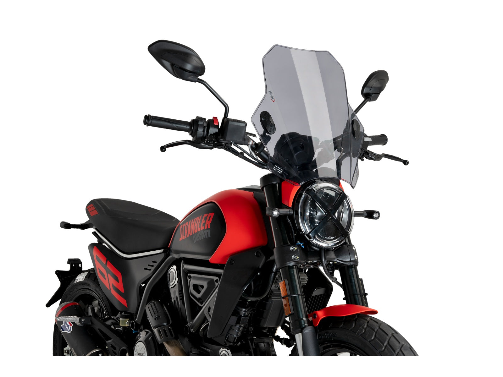 Puig Bat Screen In Clear for Ducati Scrambler Full Throttle (15-25)