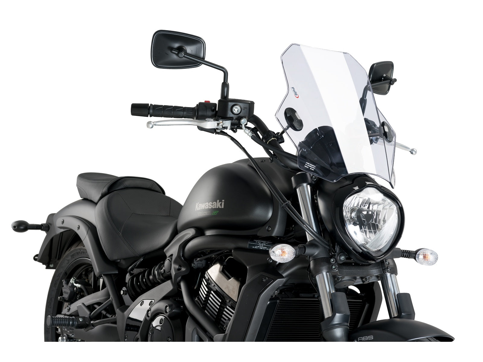 Puig Bat Screen In Clear for Kawasaki Vulcan S Cafe (17-20)