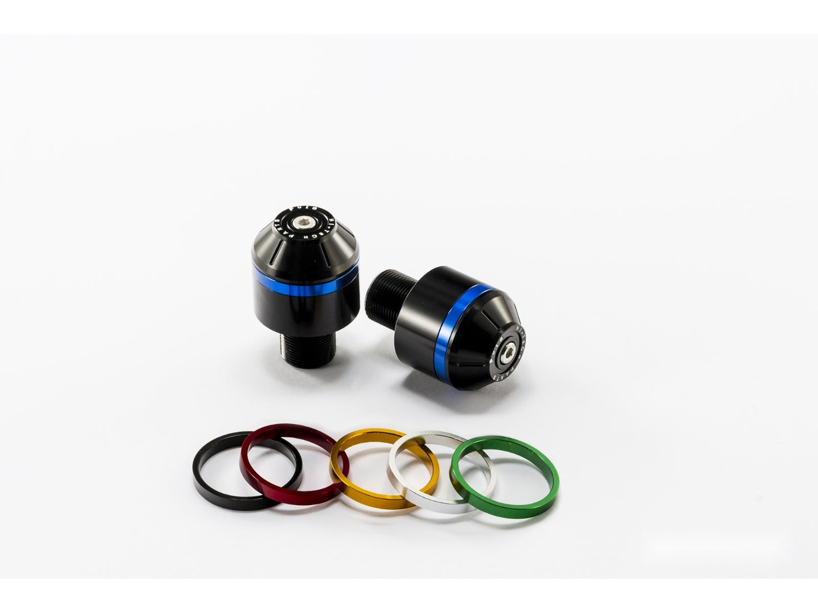 Puig Short Bar Ends With Inserts for Kawasaki Ninja ZX-6R (07-08)