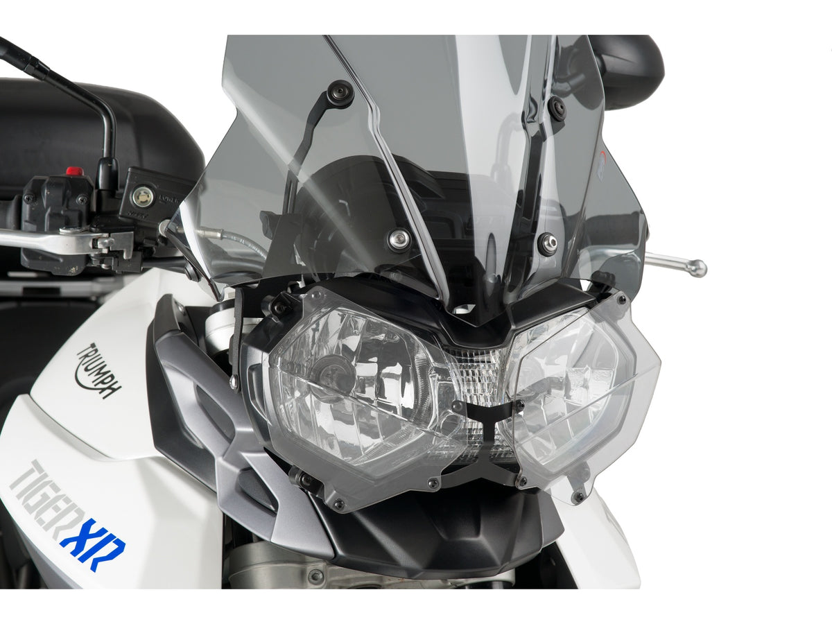Puig Headlight Protector In Clear for Triumph Tiger 800 (11-14)