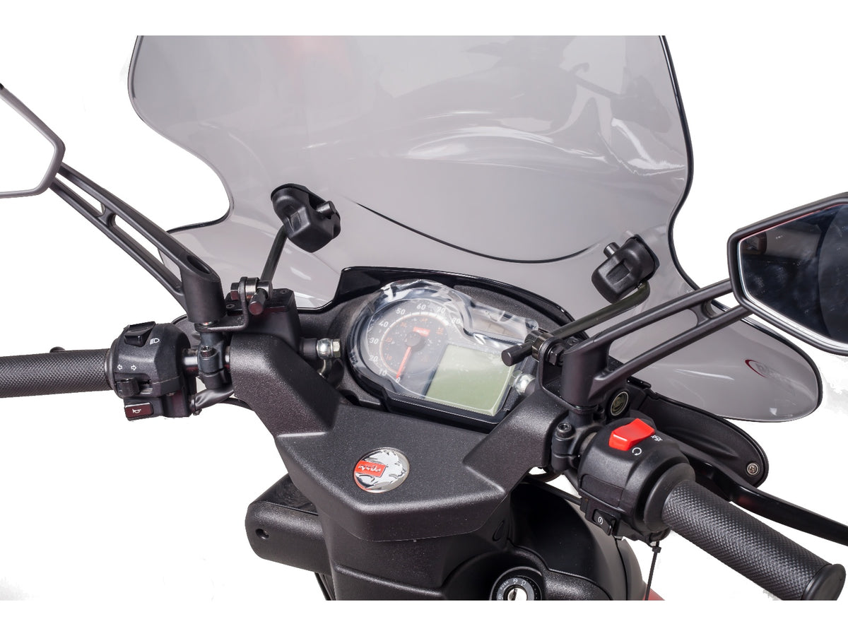 Puig City Touring Screen In Light Smoke for Aprilia SR R 50 (05-14) Main image