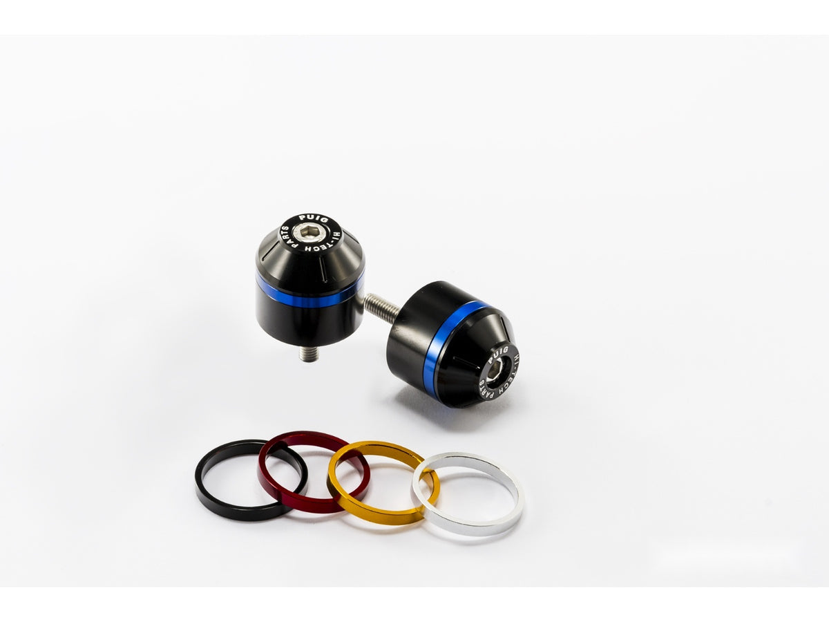 Puig Short Bar Ends With Inserts for Triumph Street Triple 675 RX (15-16)