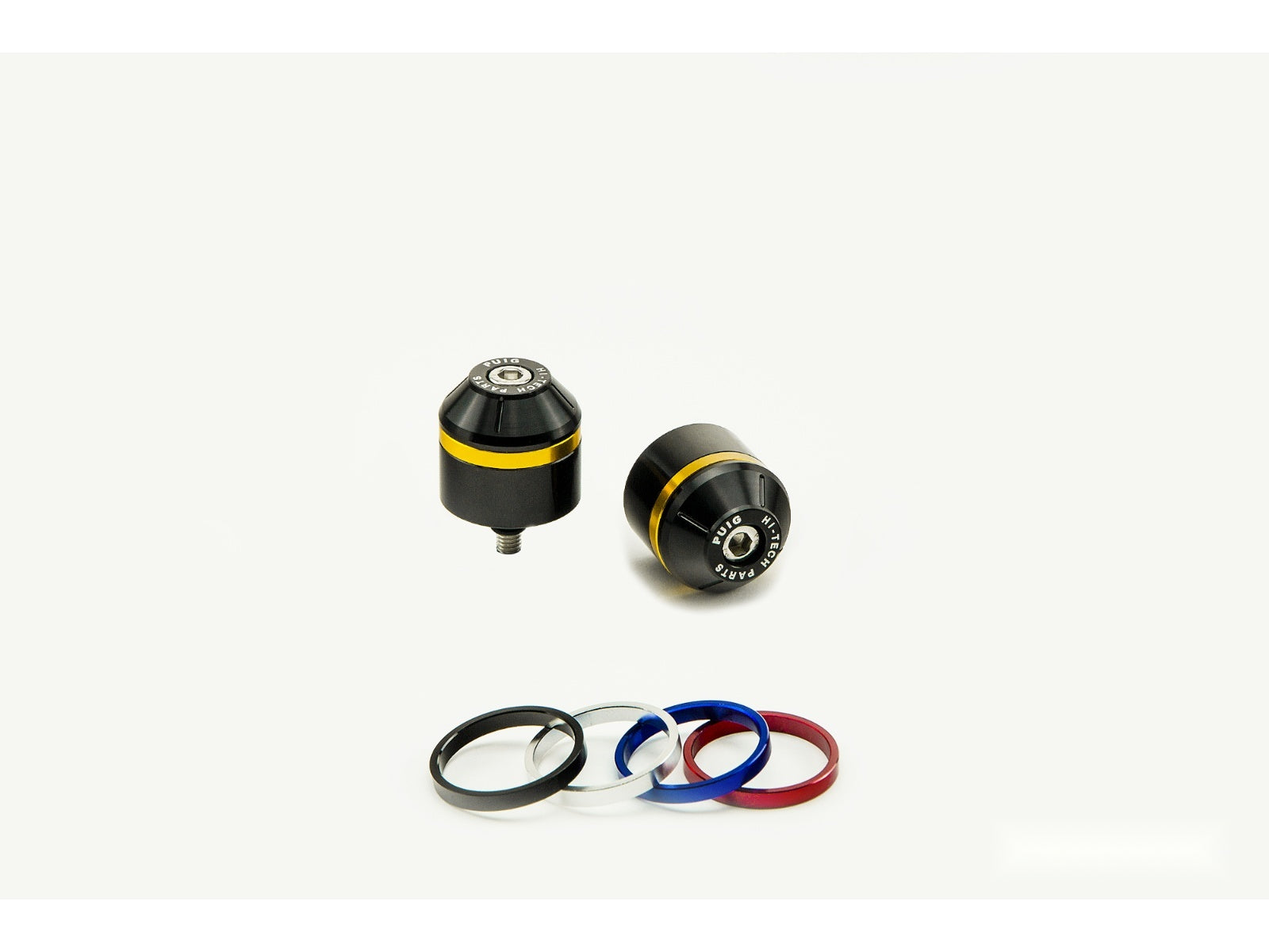 Puig Short Bar Ends With Inserts for Yamaha R7 (22-25)