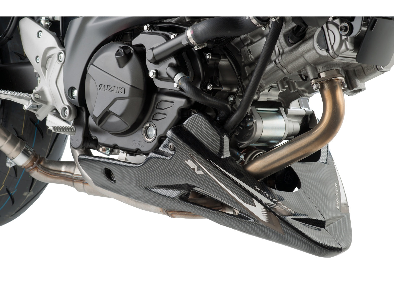 Puig Belly Pan In Matt Black for Suzuki SV 650 N (03-06)