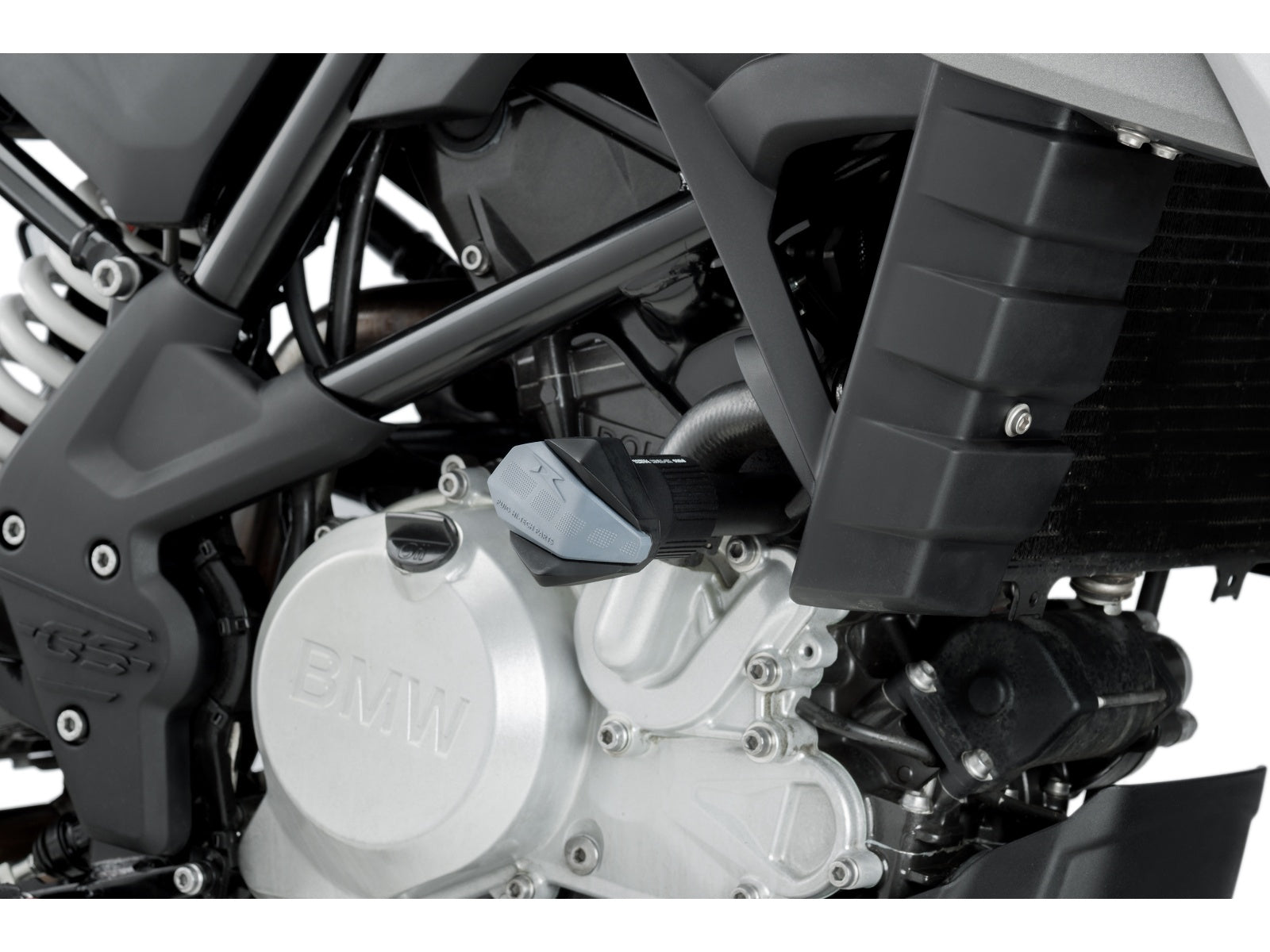 Puig R19 Frame Sliders In Black for BMW G310 GS (17-25)