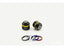 Puig Short Bar Ends With Inserts for CF Moto 450NK (23-26)