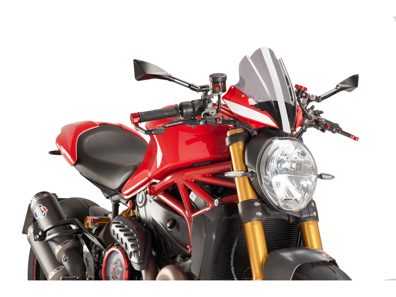 Puig New Generation Touring Screen In Clear for Ducati Monster 1200 S (14-20)