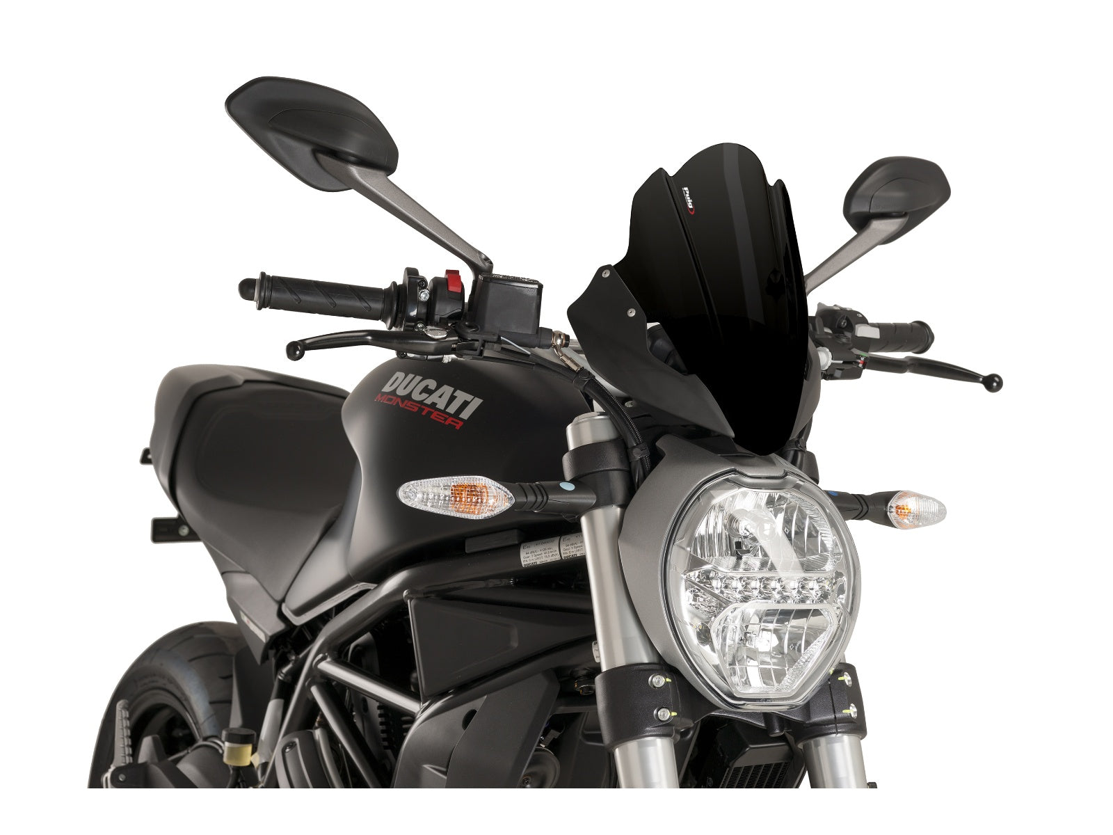 Puig New Generation Touring Screen In Clear for Ducati Monster 821 (14-20)