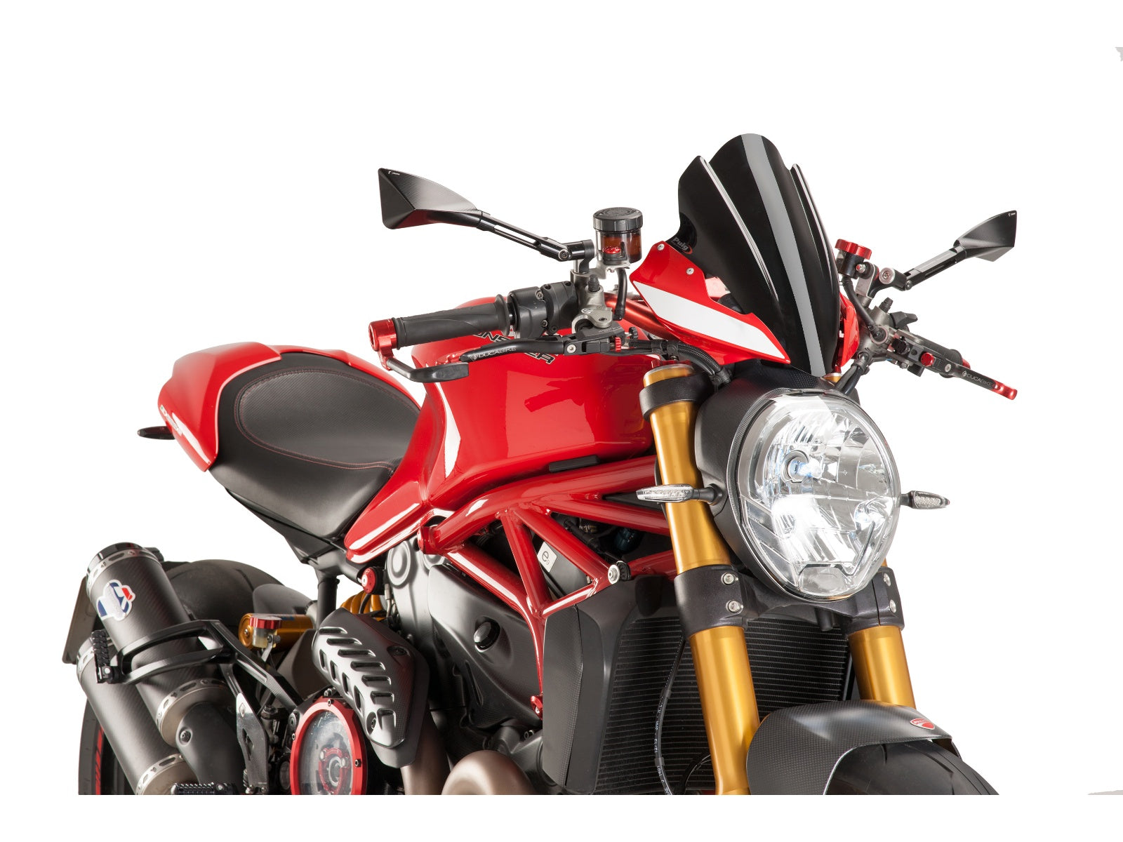 Puig New Generation Touring Screen In Clear for Ducati Monster 1200 S (14-20)