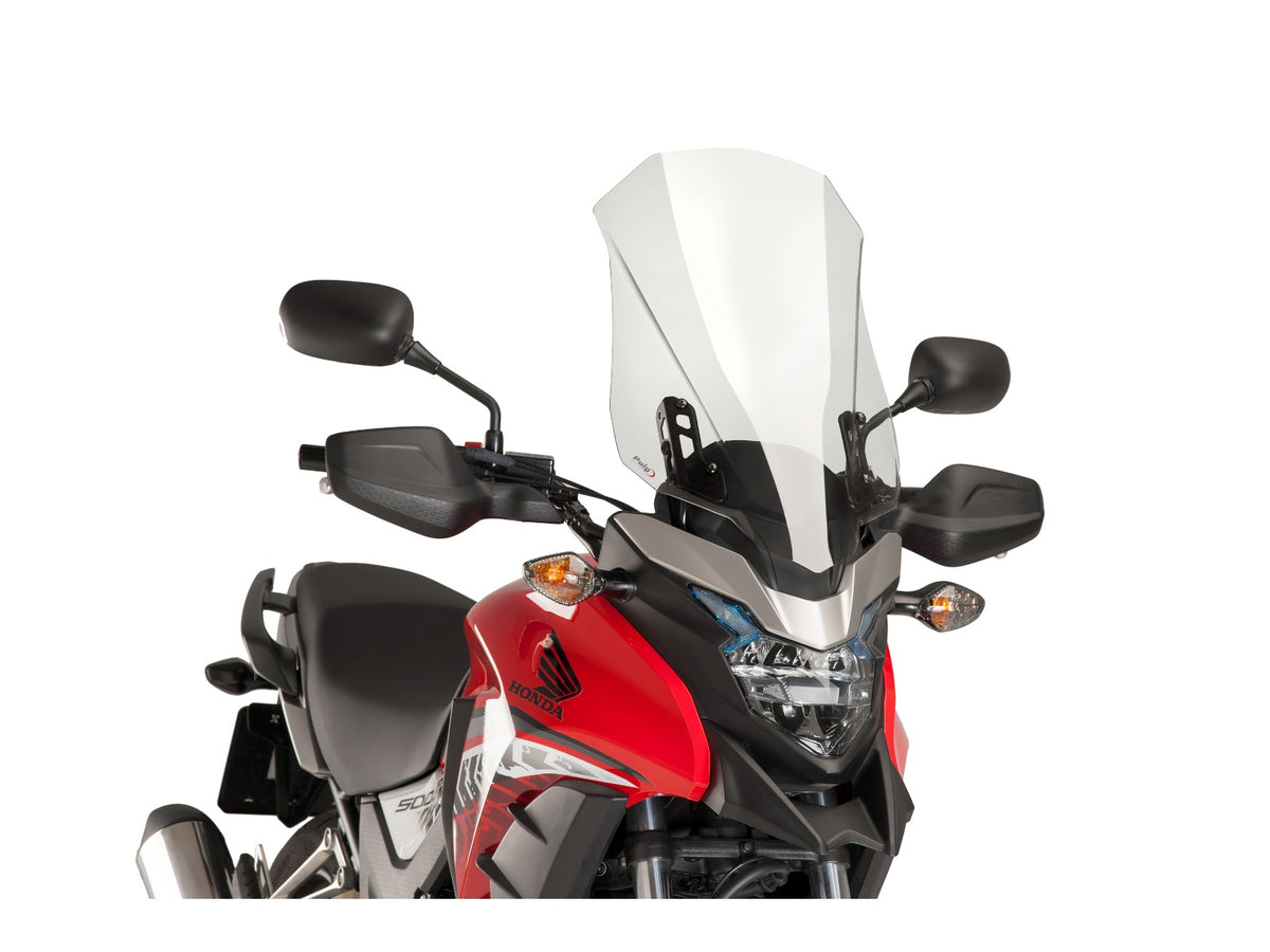 Puig Touring Screen In Clear for Honda CB500 X (16-24) Main image