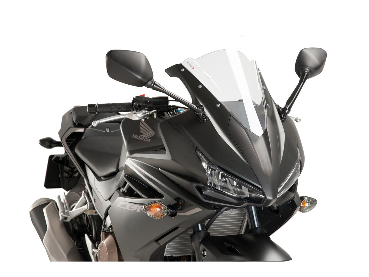 Puig Z-Racing Screen In Clear for Honda CBR500 R (16-18)