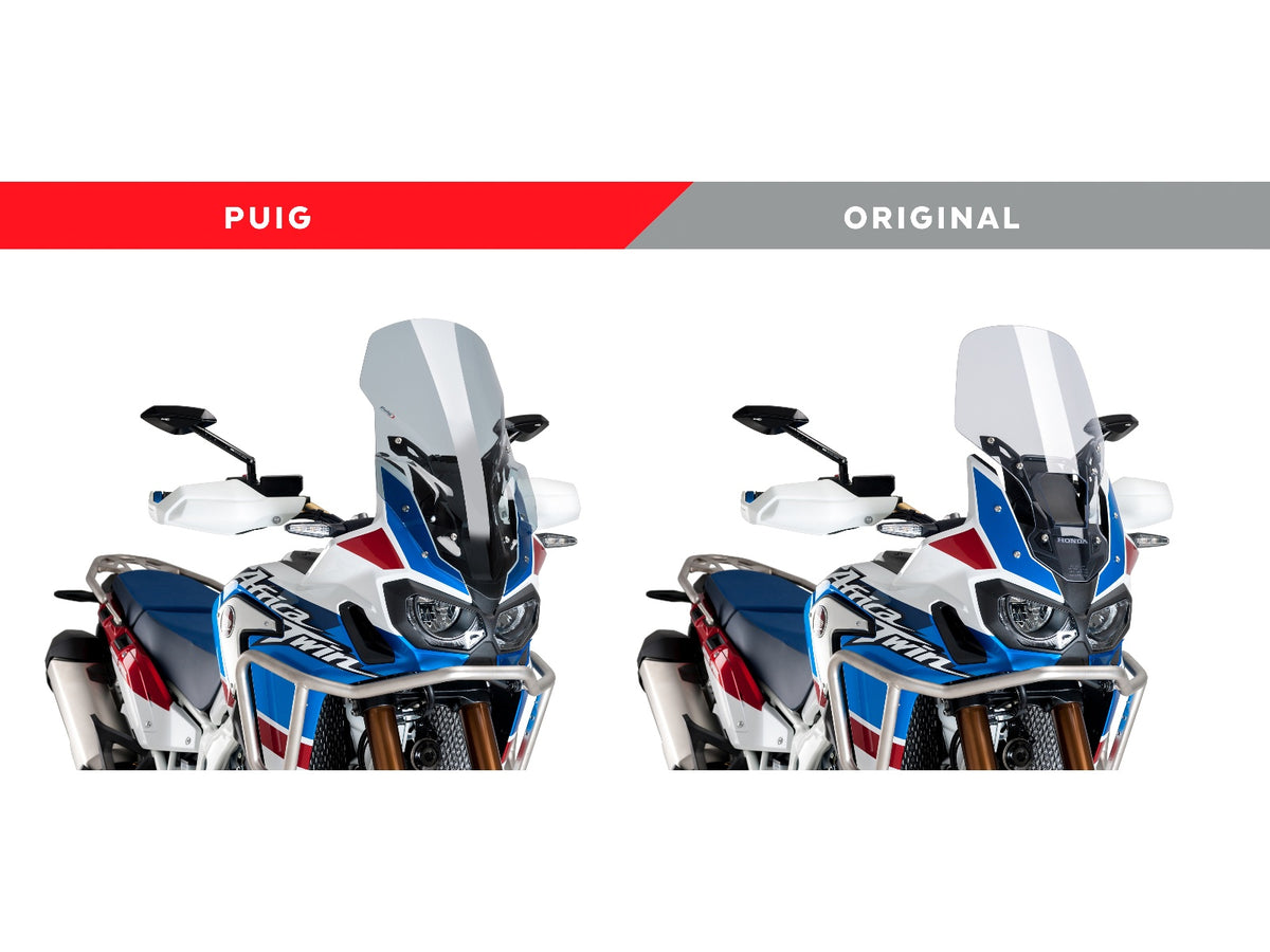 Puig Touring Screen In Clear for Honda Africa Twin CRF1000L Adventure Sports (18-19)