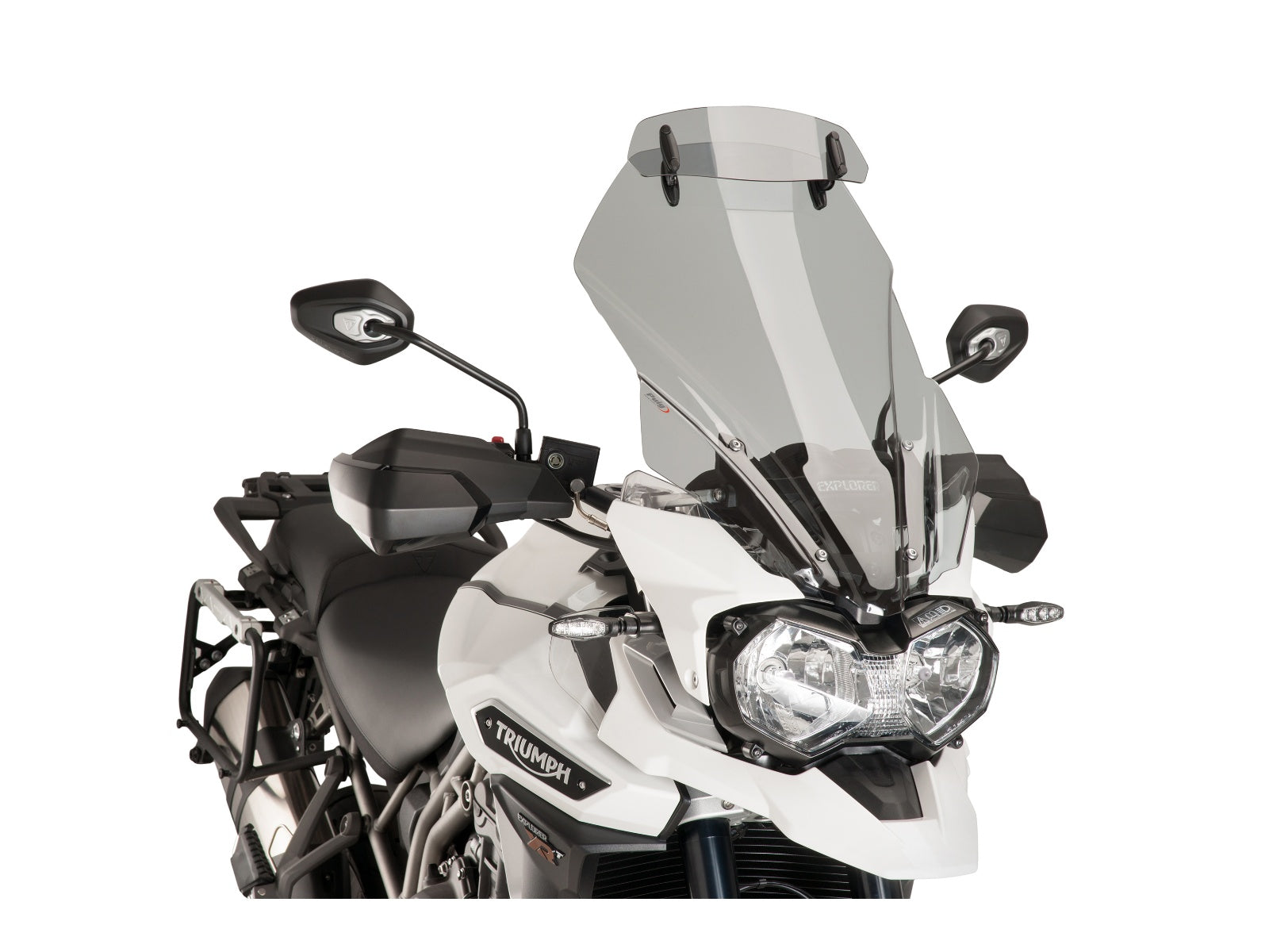 Puig Touring Screen With Extender In Light Smoke for Triumph Tiger Explorer 1200 XCX (16-17)