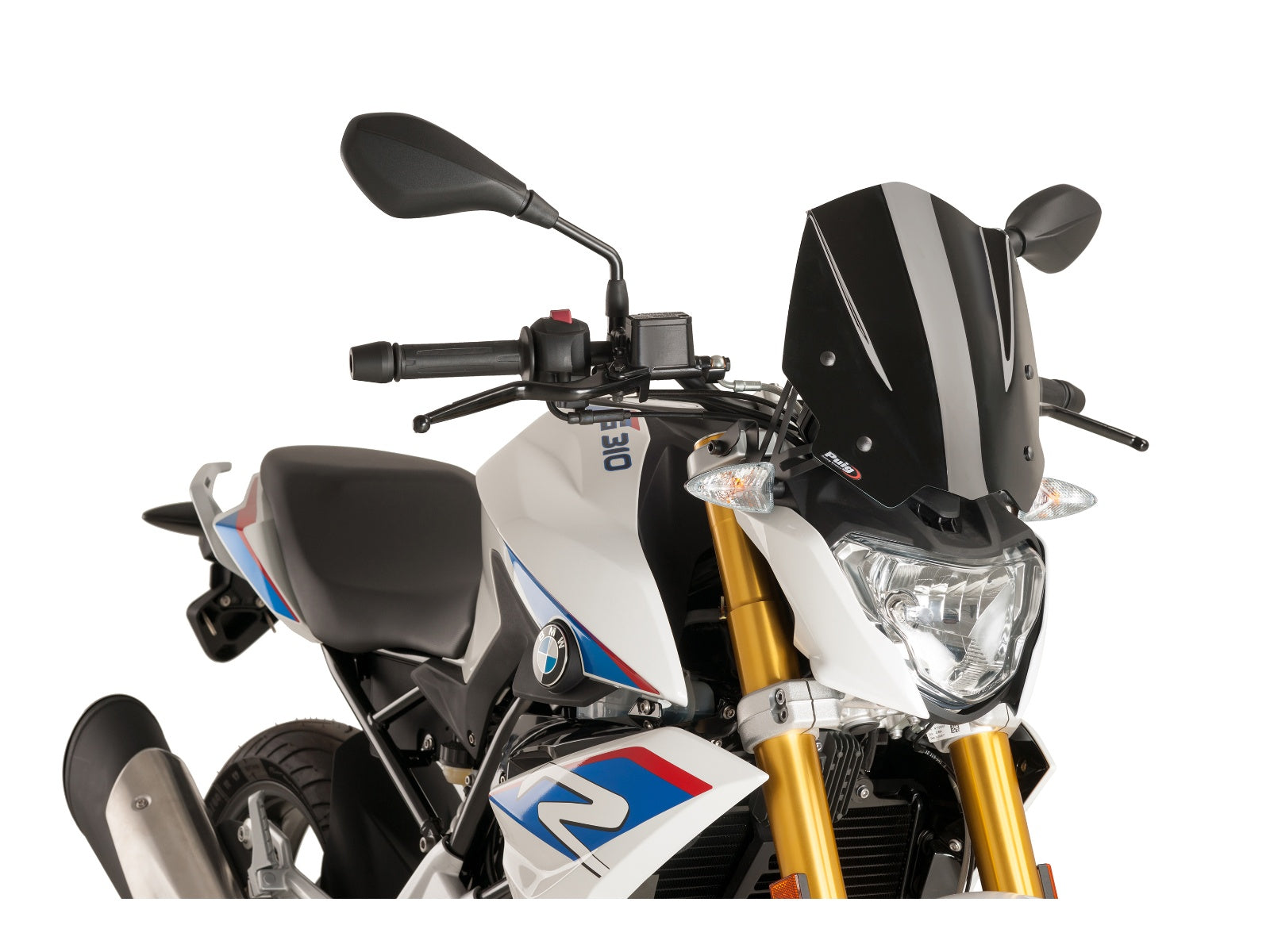 Puig New Generation Sport Screen In Clear for BMW G310 R (16-25)