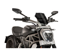 Puig New Generation Adjustable Screen In Clear for Ducati XDiavel Dark (21-24)