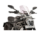 Puig New Generation Adjustable Screen In Clear for Ducati XDiavel Black Star (21-23)