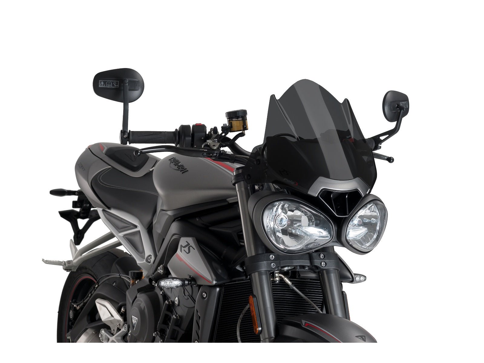 Puig New Generation Sport Screen In Clear for Triumph Street Triple 765 RS (17-19)