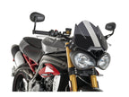 Puig New Generation Sport Screen In Clear for Triumph Speed Triple 1050 RS (18-20)