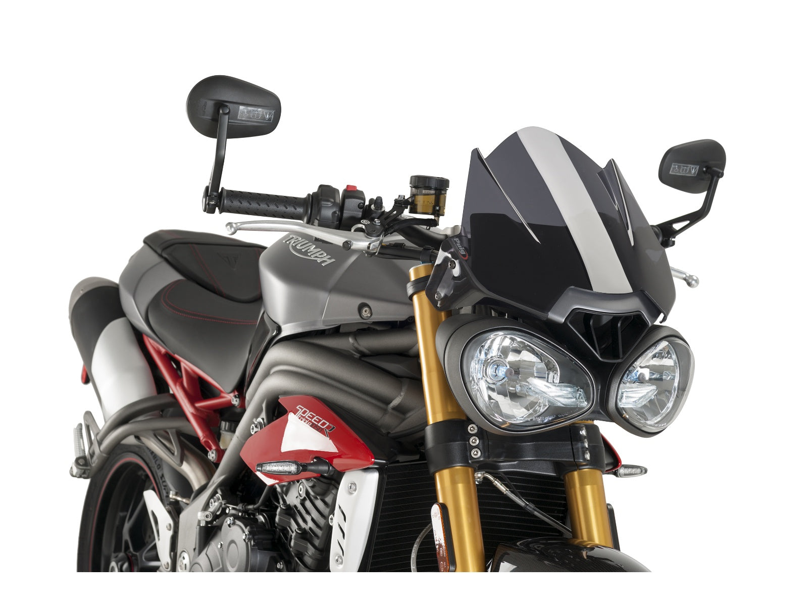 Puig New Generation Sport Screen In Clear for Triumph Speed Triple 1050 RS (18-20)