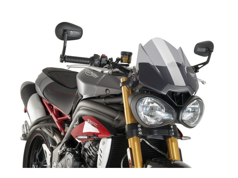 Puig New Generation Sport Screen In Clear for Triumph Speed Triple 1050 R (16-17)