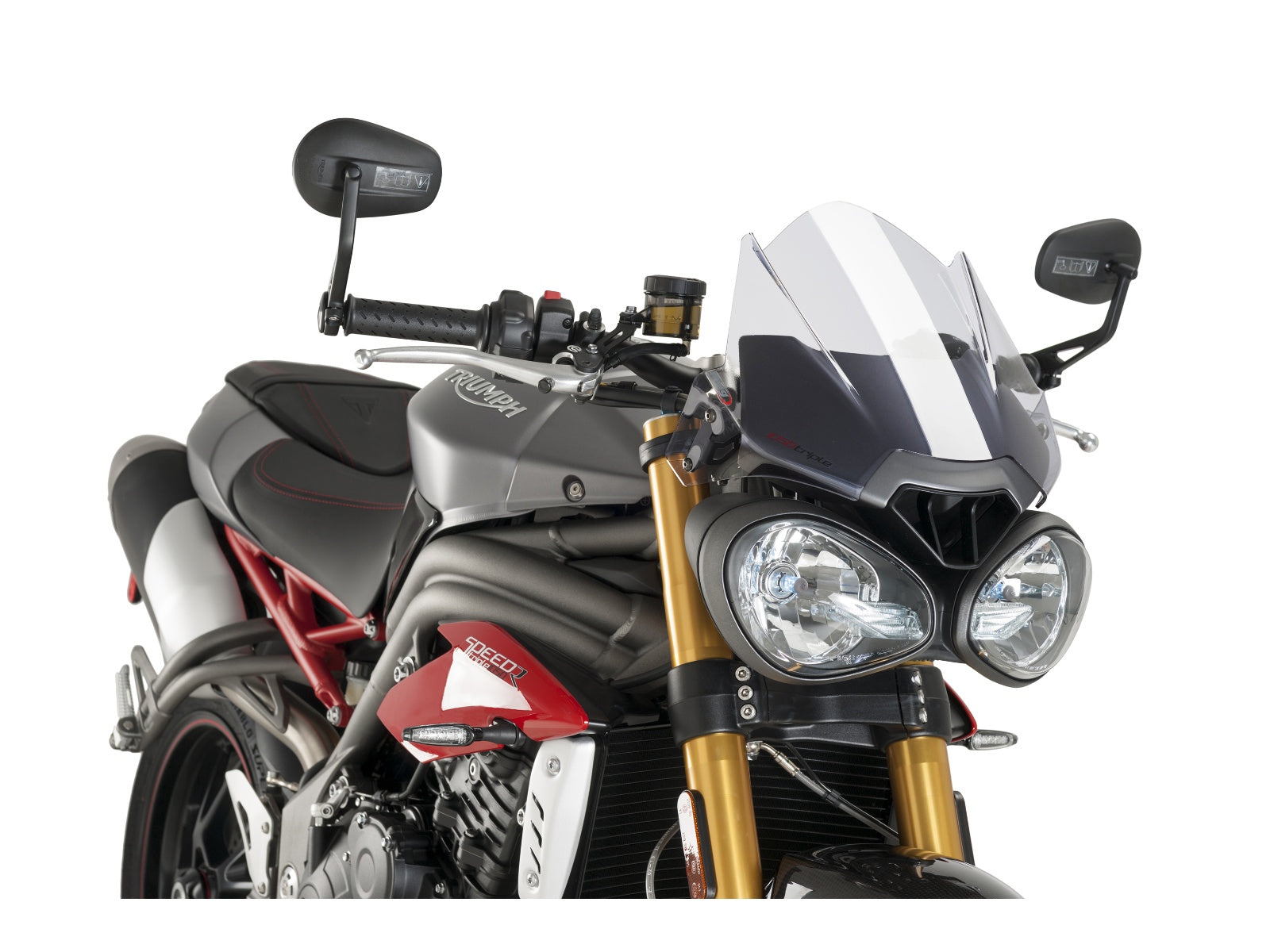 Puig New Generation Sport Screen In Clear for Triumph Speed Triple 1050 RS (18-20)