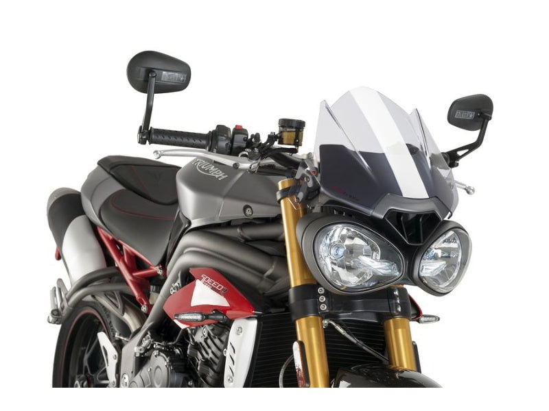 Puig New Generation Sport Screen In Clear for Triumph Speed Triple 1050 S (16-20)