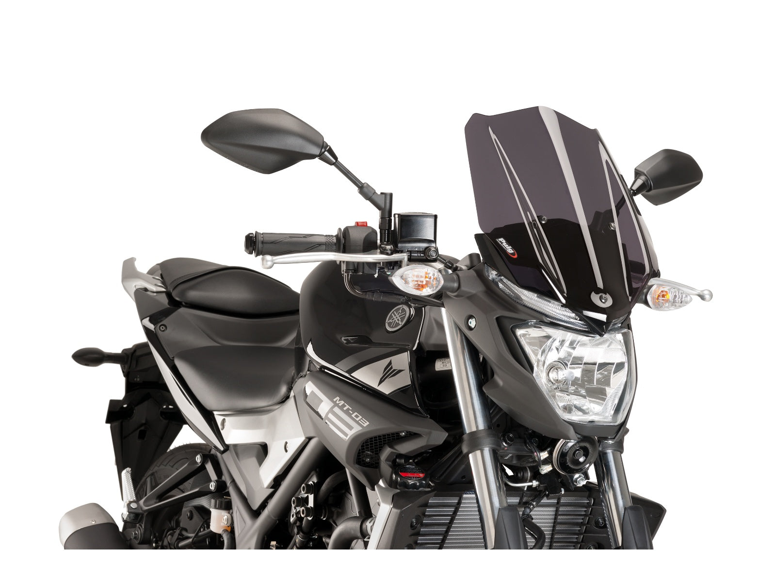 Puig New Generation Touring Screen In Clear for Yamaha MT-03 (16-19)