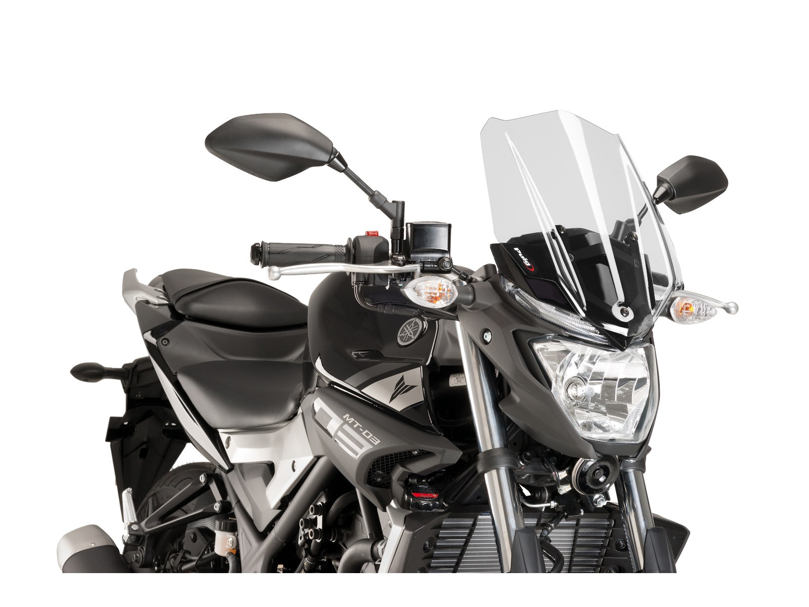 Puig New Generation Touring Screen In Clear for Yamaha MT-03 (16-19)