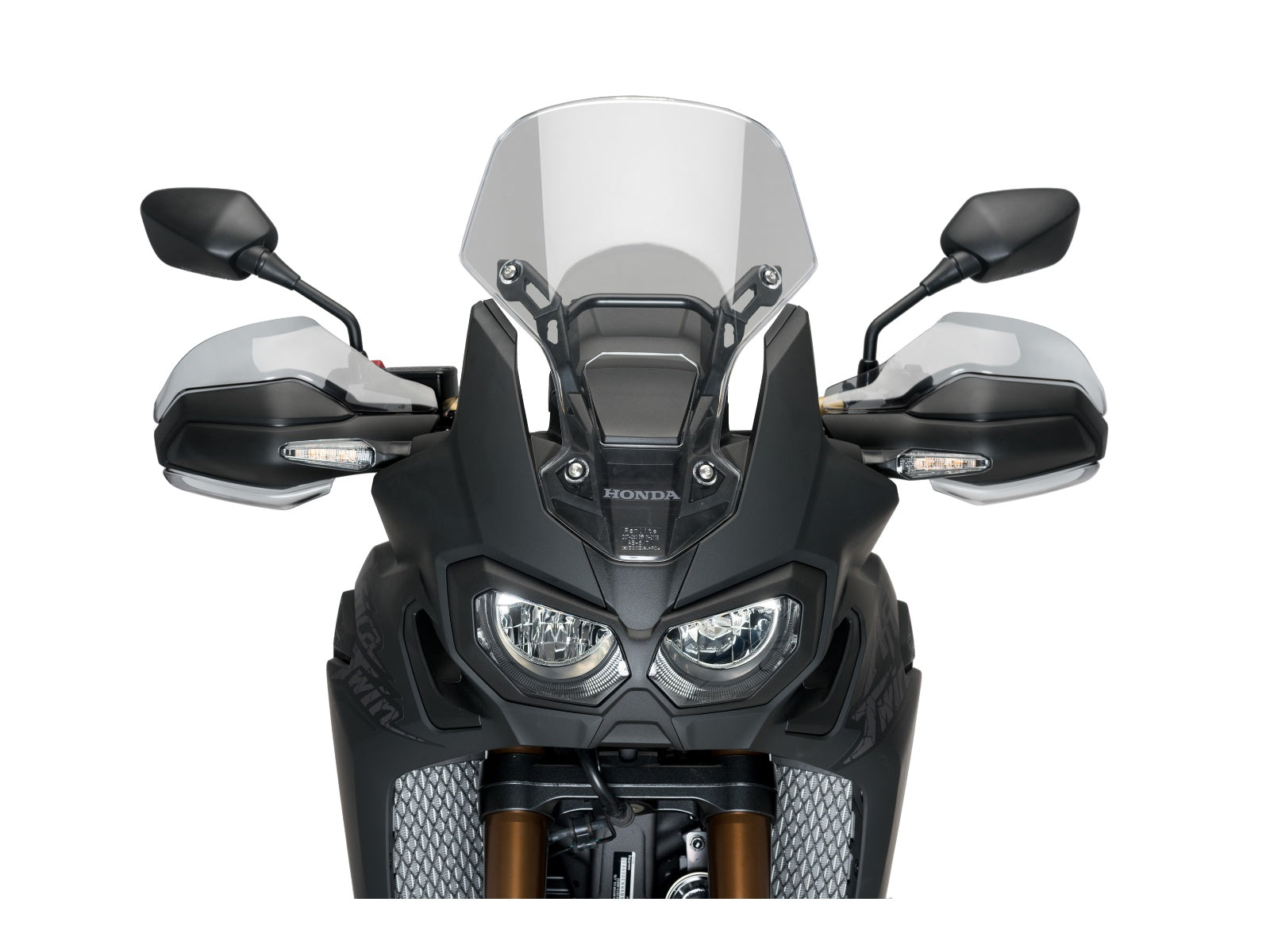 Puig Handguard Extensions In Clear for Honda Africa Twin CRF1000L (16-19)