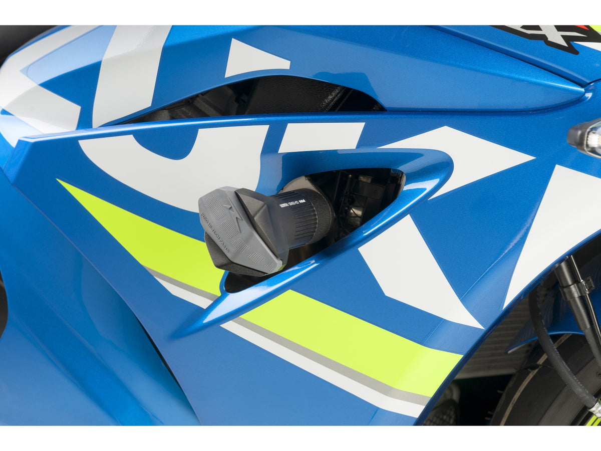 Puig R19 Frame Sliders In Black for Suzuki GSX R 1000 (17-21)