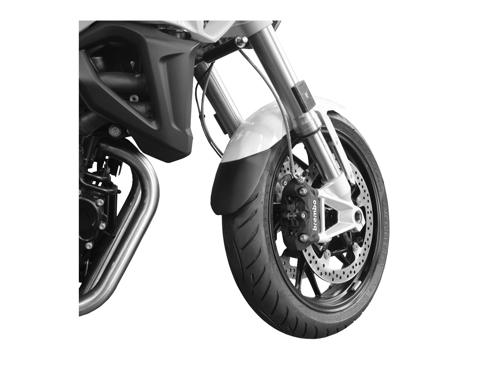 Puig Front Mudguard Extender In Black for BMW R1250 R (18-25)