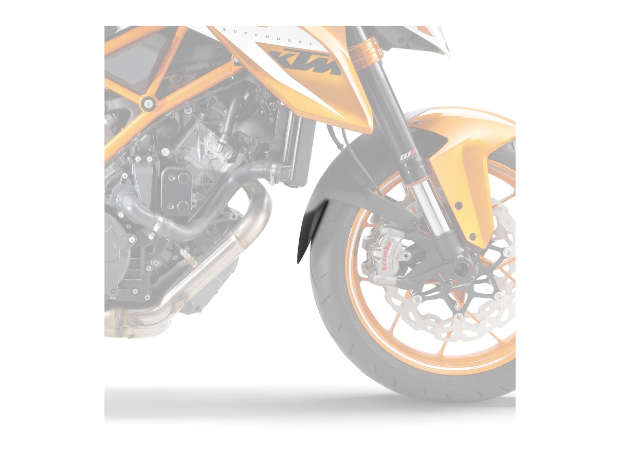 Puig Front Mudguard Extender In Black for KTM 1290 Super Duke GT (16-24) Main image