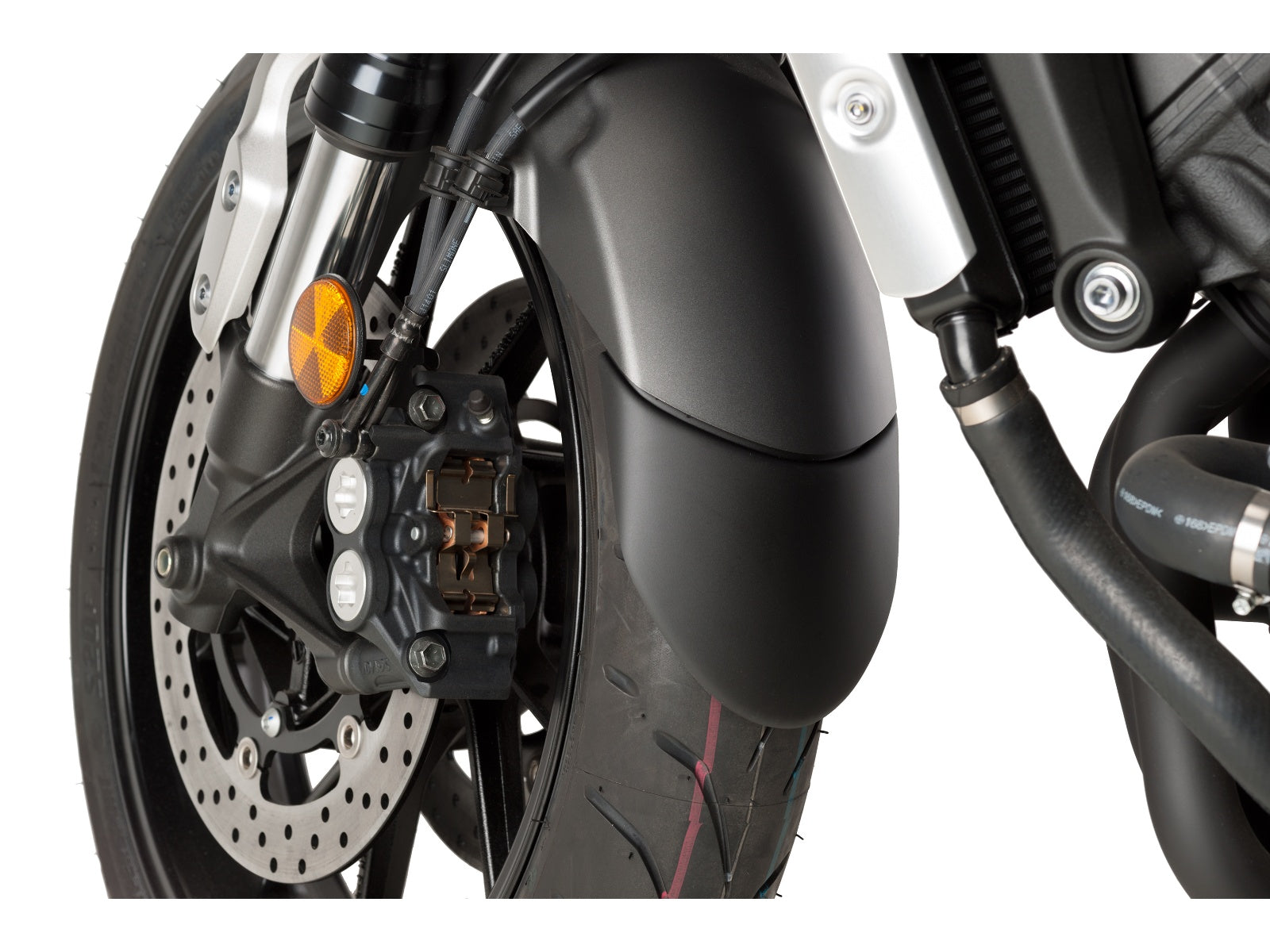 Puig Front Mudguard Extender In Black for Yamaha XSR 900 (16-21)