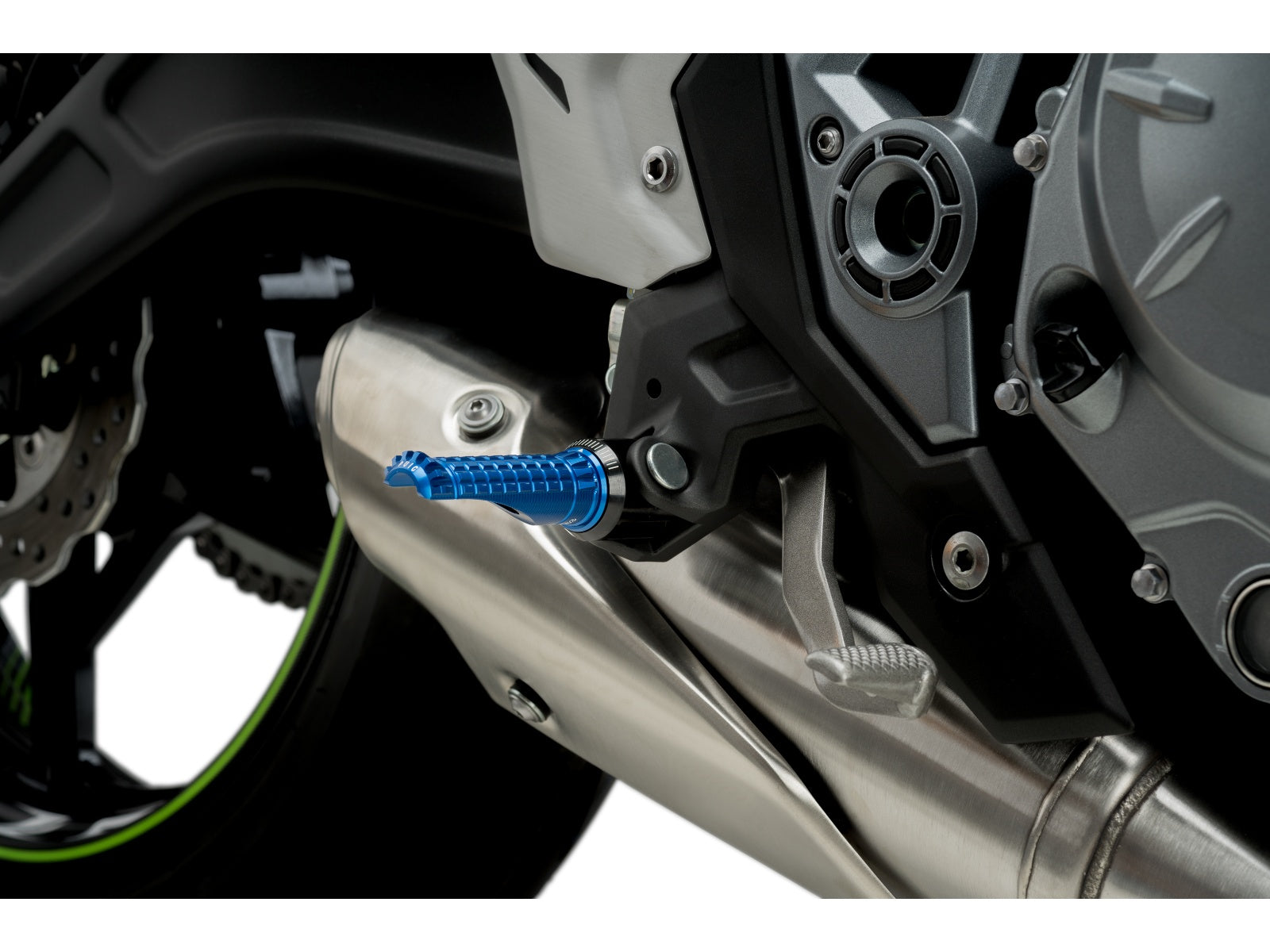 Puig R-Fighter Footpegs In Black for Honda CB650 R Neo Sports Cafe (19-25)
