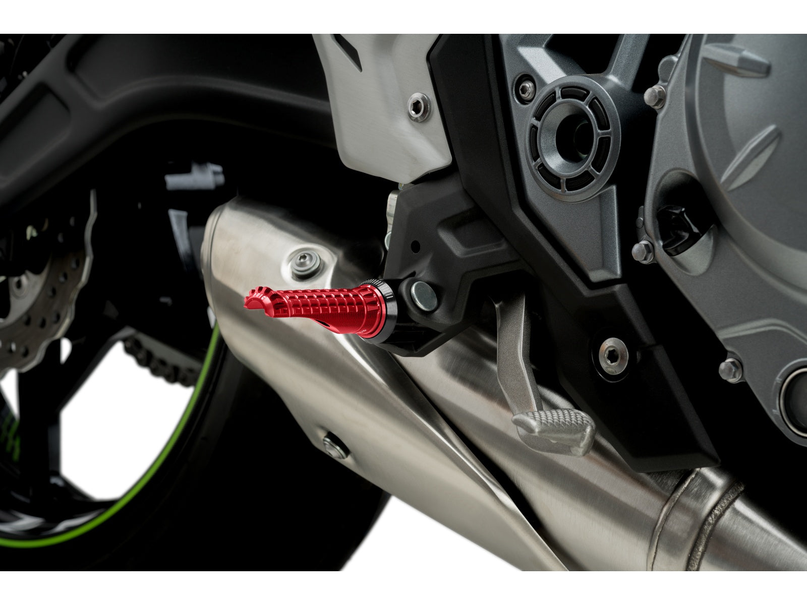 Puig R-Fighter Footpegs In Black for Honda CB650 R Neo Sports Cafe (19-25)