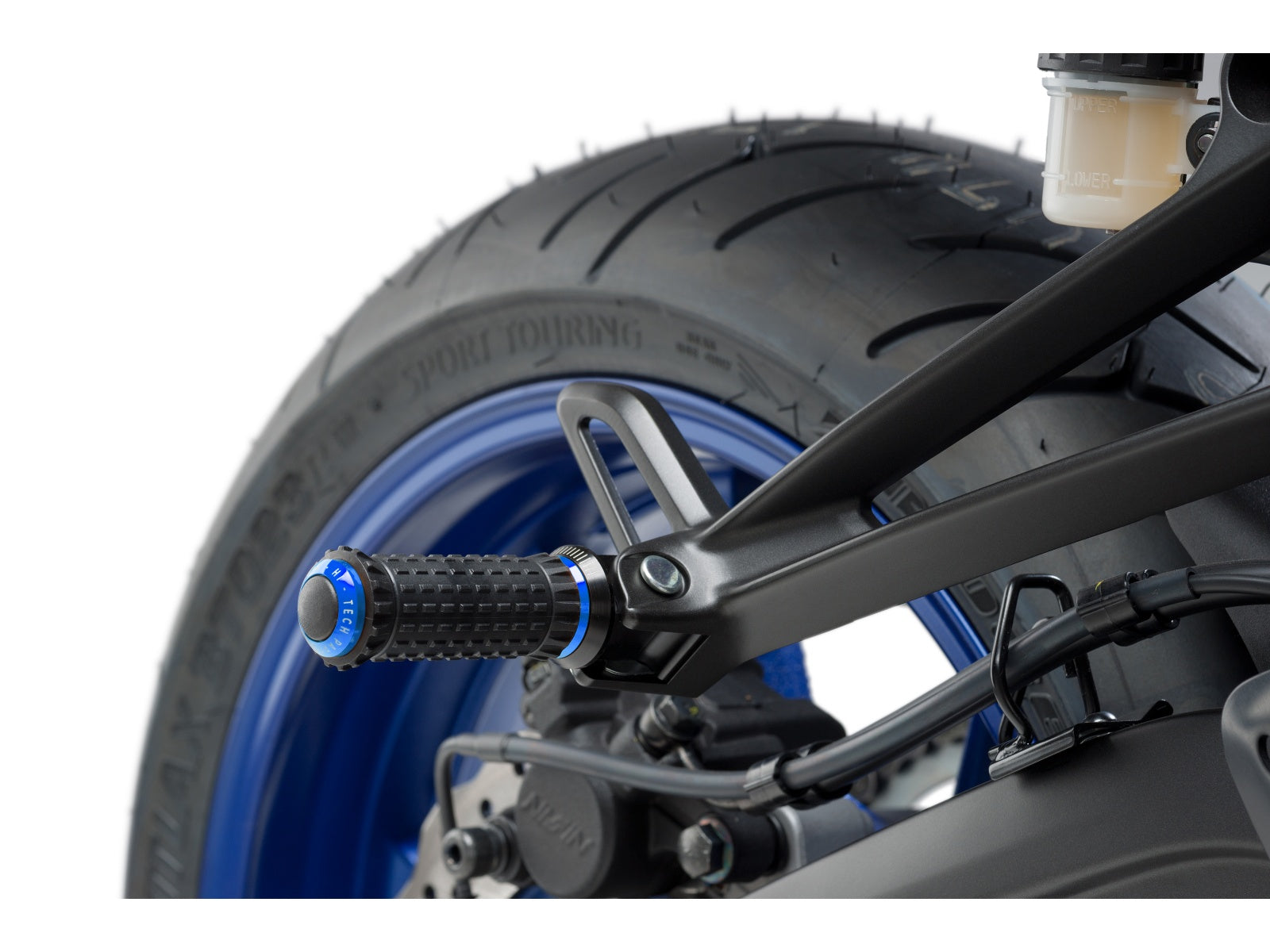Puig R-Fighter S Footpegs In Black for Honda CB650 R Neo Sports Cafe (19-25)