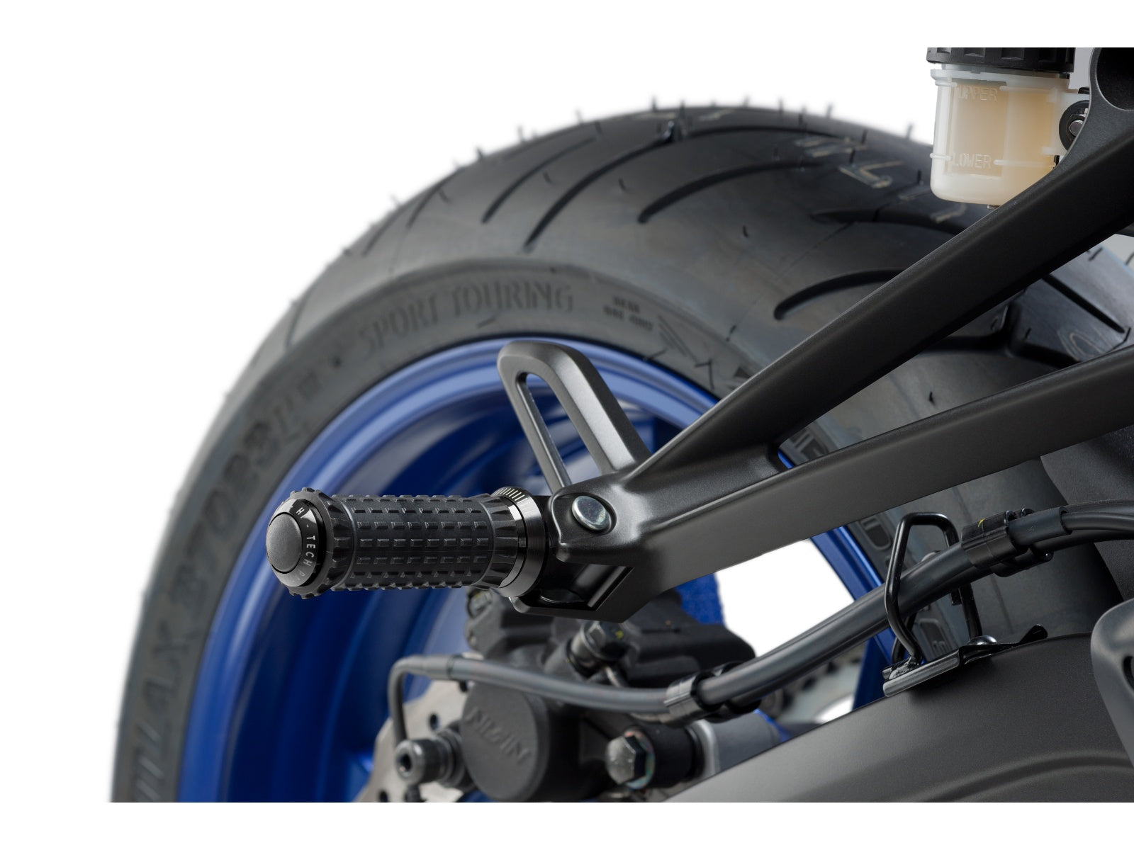 Puig R-Fighter S Footpegs In Black for Honda CB650 R Neo Sports Cafe (19-25)
