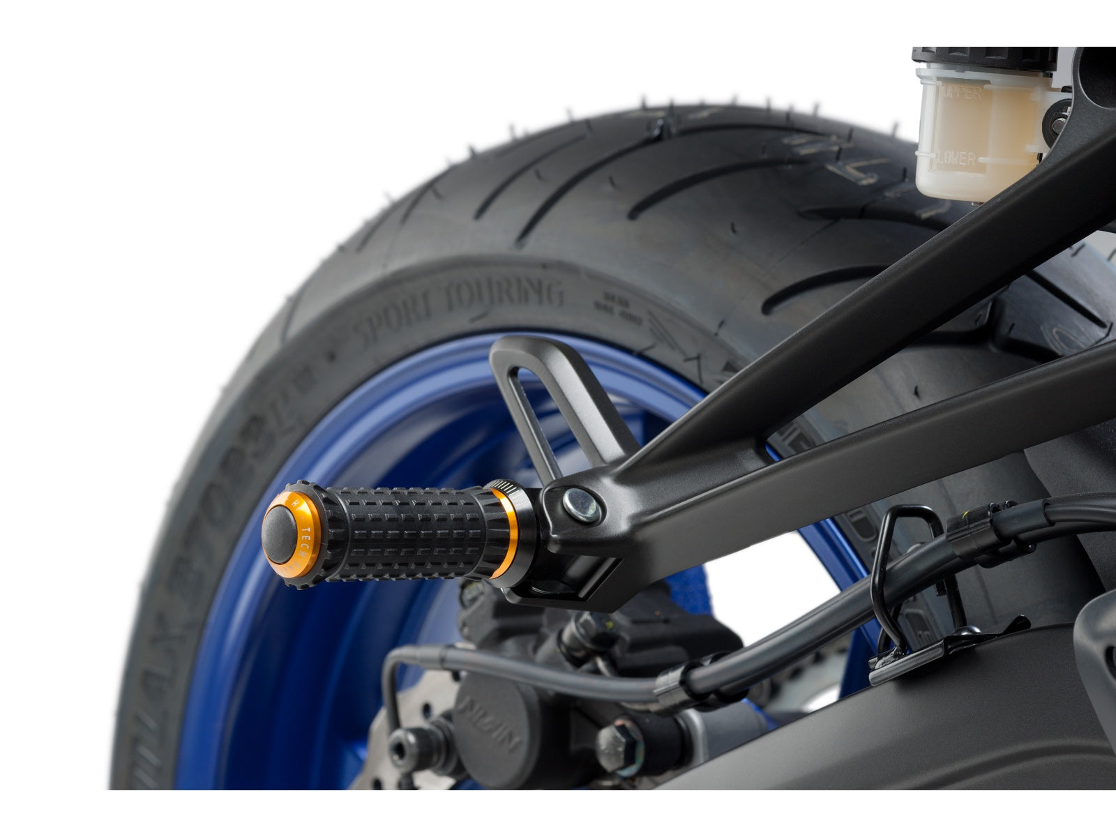 Puig R-Fighter S Footpegs In Black for Honda CB650 R Neo Sports Cafe (19-25)