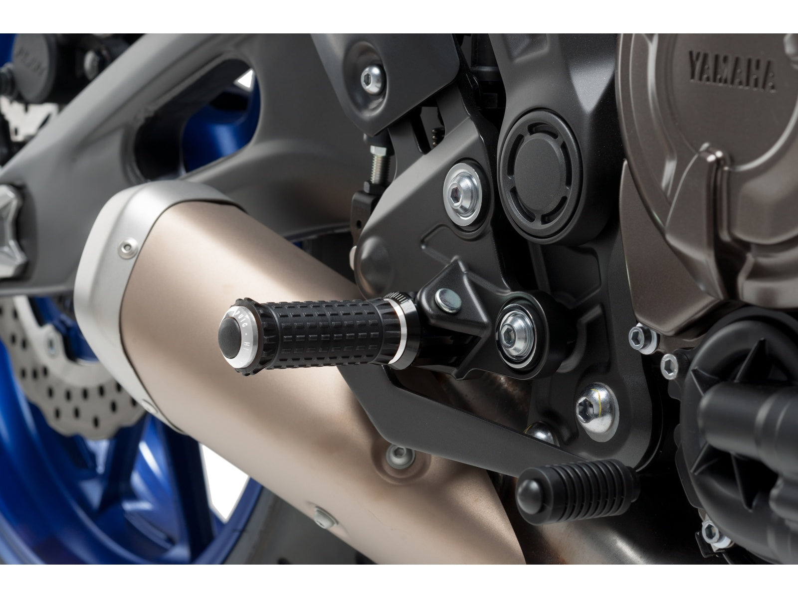 Puig R-Fighter S Footpegs In Black for Honda CB650 R Neo Sports Cafe (19-25)