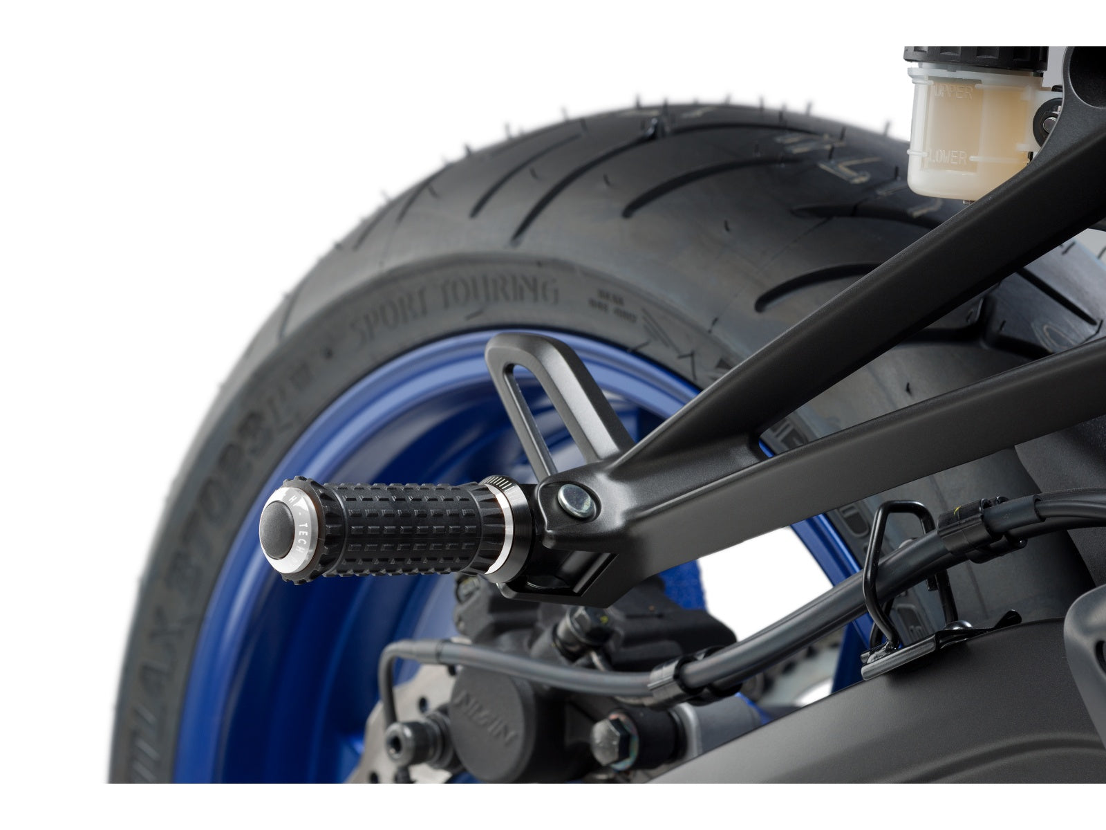 Puig R-Fighter S Footpegs In Black for Honda CB650 R Neo Sports Cafe (19-25)