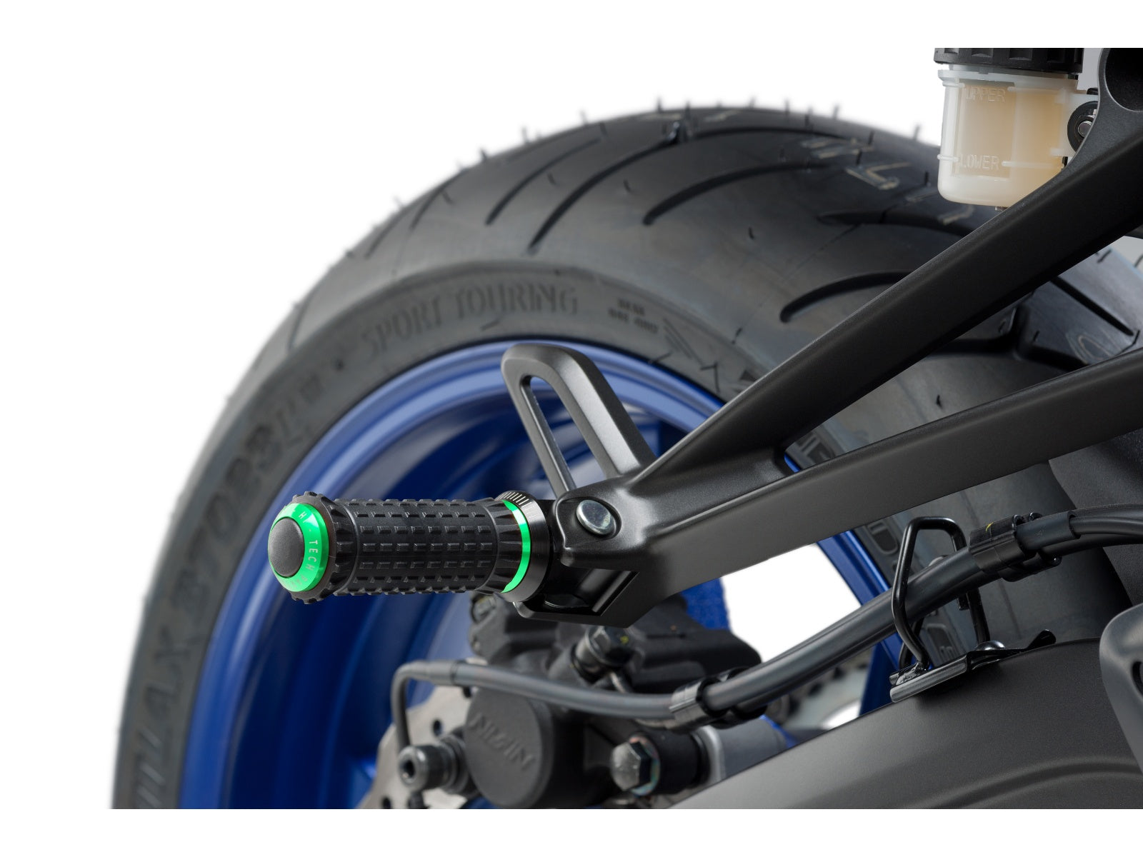 Puig R-Fighter S Footpegs In Black for Honda CB650 R Neo Sports Cafe (19-25)