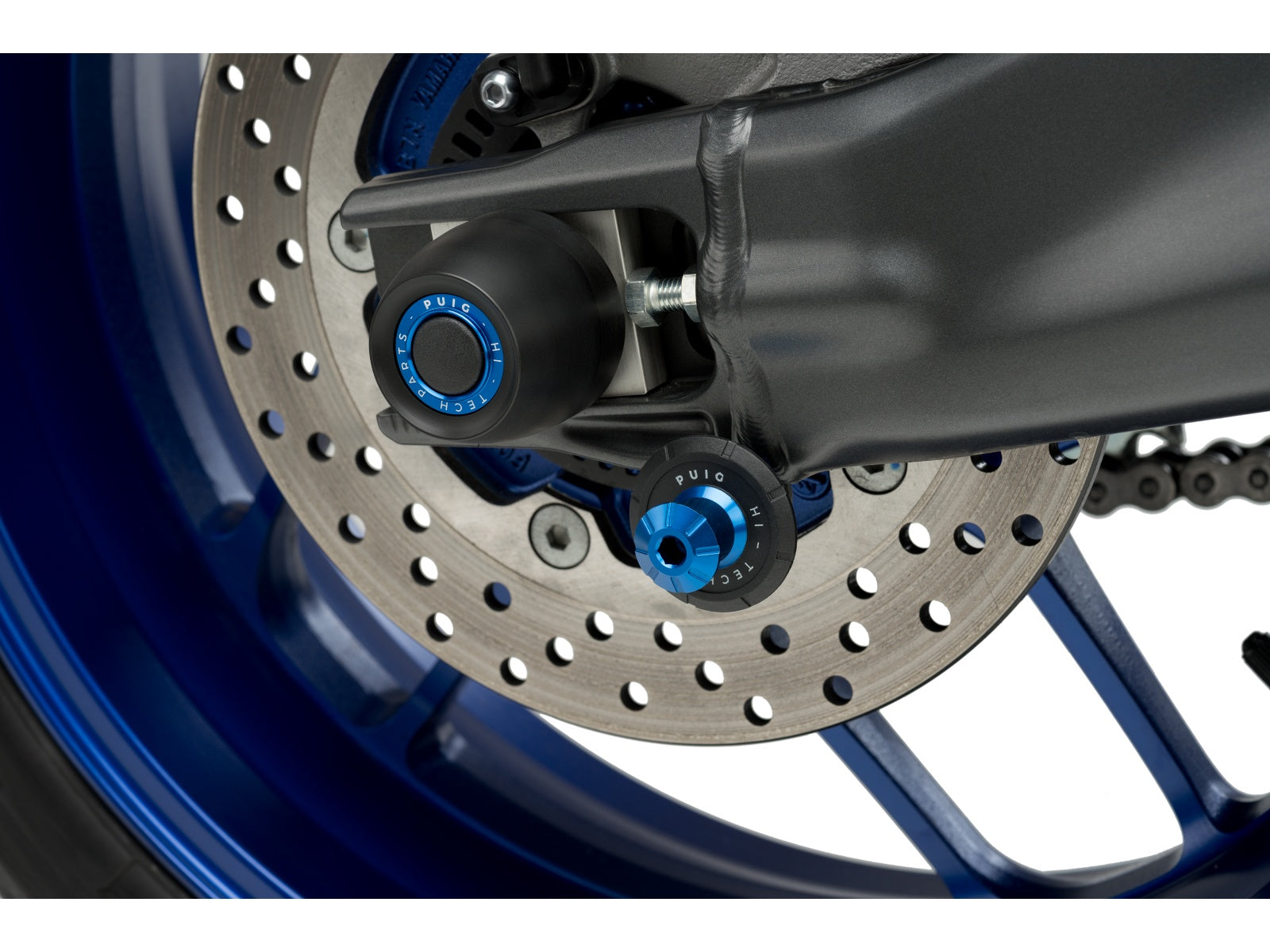 Puig Pro Spool Sliders In Black for Yamaha MT-09 SP (18-25)