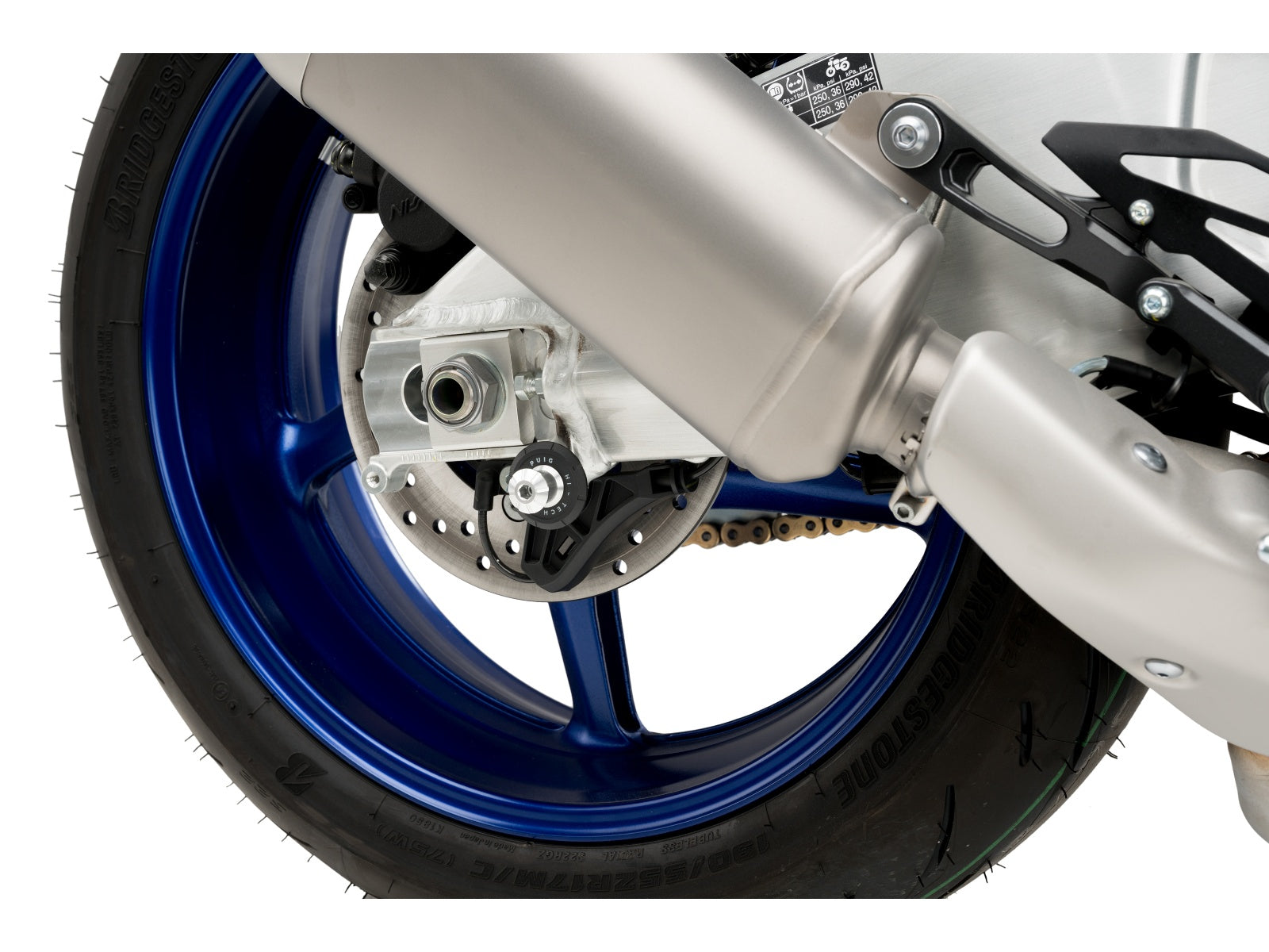 Puig Pro Spool Sliders In Black for Yamaha MT-10 SP (17-25)