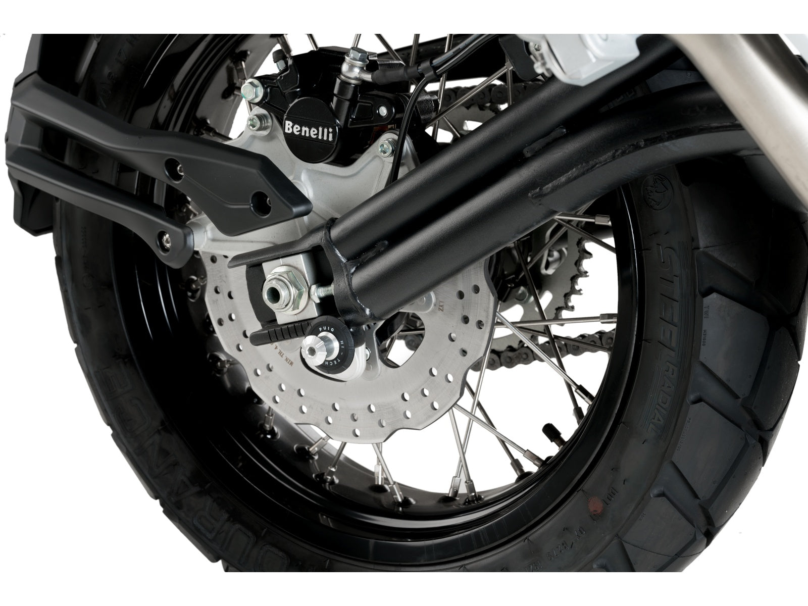 Puig Pro Spool Sliders In Black for Benelli TRK 502 X (18-25)