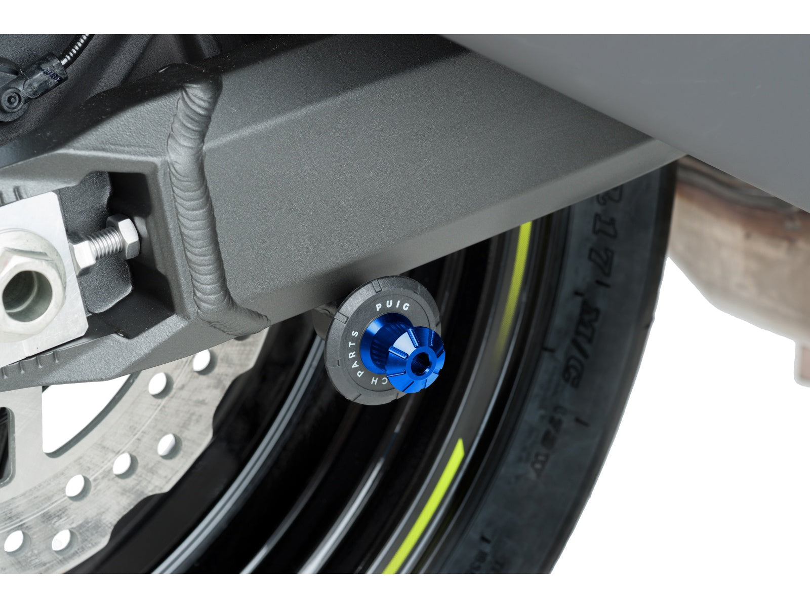 Puig Pro Spool Sliders In Black for Kawasaki Z900 (17-24)