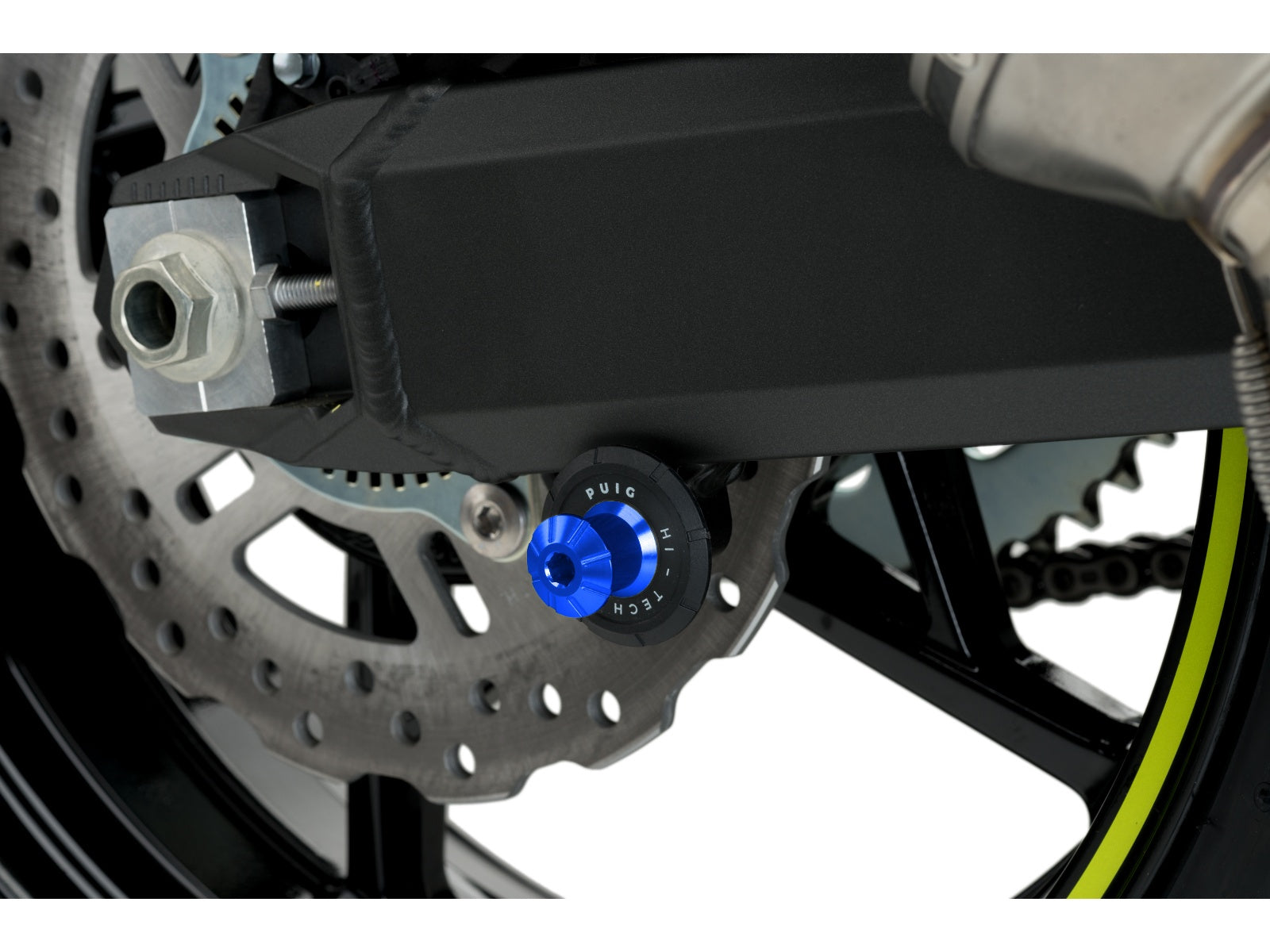 Puig Pro Spool Sliders In Black for Kawasaki Z900 SE (22-24)