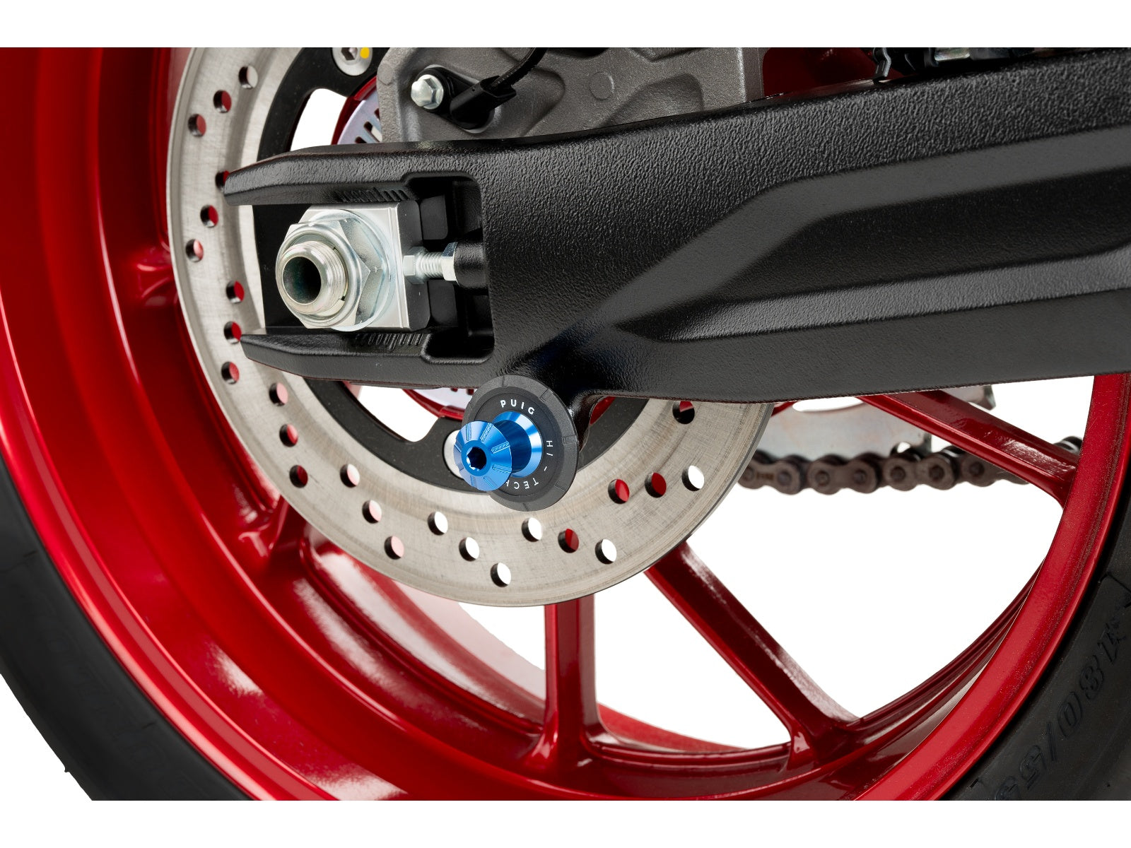 Puig Pro Spool Sliders In Black for Suzuki GSX 8R (24-25)
