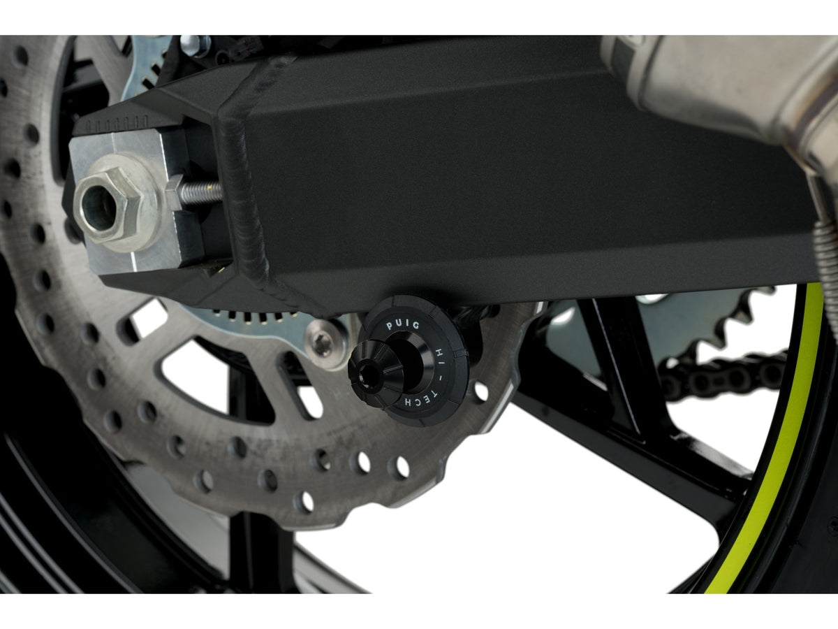 Puig Pro Spool Sliders In Black for Kawasaki Z900 RS SE (22-25)