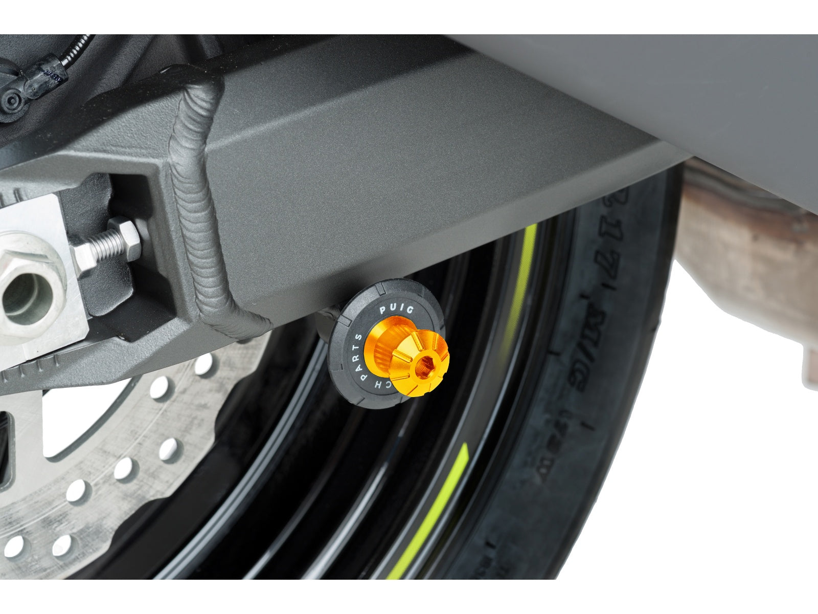 Puig Pro Spool Sliders In Black for Kawasaki Z900 (17-24)
